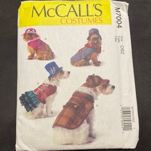 McCall’s Costumes for Pets Pattern M7004 S-XL